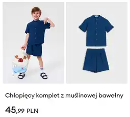 Sinsay Chłopięcy komplet z muślinowej bawełny oferta