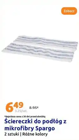 Action Ściereczki do podłóg z mikrofibry Spargo oferta