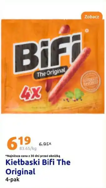 Action Kiełbaski Bifi The Original oferta