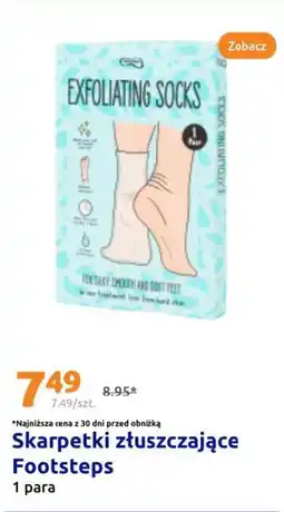 Action Skarpetki złuszczające Footsteps oferta