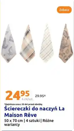 Action Ściereczki do naczyń La Maison Rêve oferta