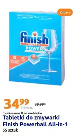 Action Tabletki do zmywarki Finish Powerball All-in-1 oferta