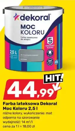Bricomarche Farba lateksowa Dekoral Moc Koloru oferta