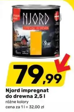 Bricomarche Njord impregnat do drewna oferta
