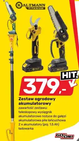 Bricomarche Zestaw ogrodowy akumulatorowy oferta