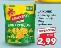 Kaufland Krakersy ser i cebula Lajkonik Mini oferta