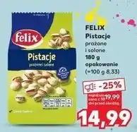 Kaufland Pistacje prażone i solone Felix oferta