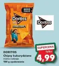 Kaufland Chipsy kukurydziane minecraft movie o smaku serowym Doritos oferta