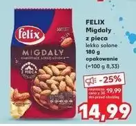 Kaufland Migdały prażone i solone Felix oferta
