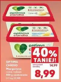 Kaufland Margaryna Optima Cardio O Smaku Masła oferta