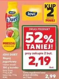 Kaufland Jogurt truskawka-kiwi Jovi Duet oferta