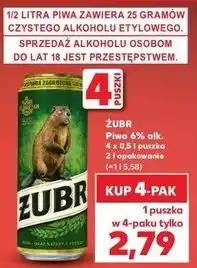 Kaufland Piwo Żubr 1768 oferta