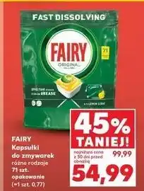 Kaufland Tabletki do zmywarki lemon Fairy All In 1 oferta