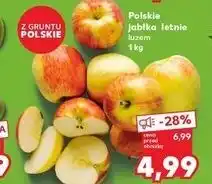 Kaufland Jabłka letnie polska oferta