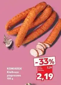Kaufland Kiełbasa pieprzowa Koniarek oferta