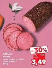 Kaufland Salami z papryką Gzella oferta