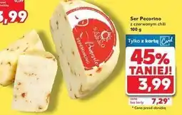 Kaufland Ser pecorino z czerwonym chili oferta