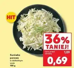 Kaufland Surówka porowa w delikatnym sosie oferta