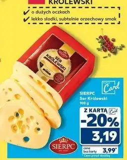 Kaufland Ser królewski Sierpc oferta
