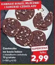 Kaufland Ciastka z kawałkami białymi i ciemnymi czekolady oferta