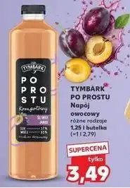 Kaufland Napój śliwka Tymbark Po Prostu oferta