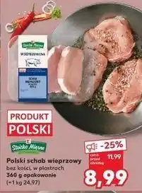 Kaufland Schab wieprzowy plastry qafp Stoisko Mięsne oferta