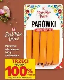 Kaufland Parówki wieprzowe K-Classic Stąd Takie Dobre! oferta