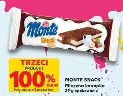 Kaufland Baton mleczny Zott Monte Snack oferta
