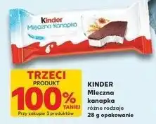 Kaufland Baton Kinder Mleczna Kanapka oferta