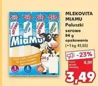 Kaufland Paluszki serowe Mlekovita Mia Mu oferta