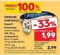 Kaufland Jogurt z kulkami w czekoladzie Danone Fantasia oferta