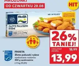 Kaufland Złote paluszki rybne z fileta Frosta oferta