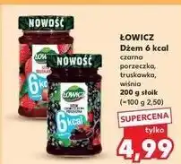 Kaufland Dżem wiśnia 6kcal Łowicz oferta
