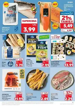 Kaufland Łosoś atlantycki xxl filet ze skórą Connoisseur oferta