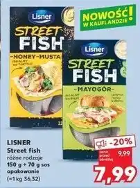 Kaufland Filety śledziowe honey-mustard Lisner Street Food oferta