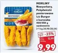 Kaufland Chicken burger z kurczaka Morliny oferta
