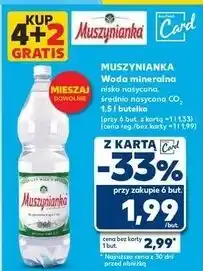 Kaufland Woda gazowana Muszynianka oferta