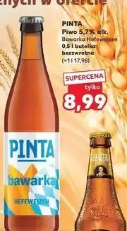 Kaufland Piwo bawarka hefeweizen Pinta oferta