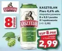 Kaufland Piwo Kasztelan Niepasteryzowane oferta