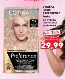 Kaufland Farba do włosów bardzo jasny blond 9.23 L'oreal Preference oferta