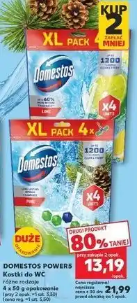 Kaufland Kostka do wc lime Domestos Power5 oferta