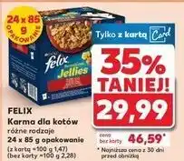 Kaufland Karma dla kota wiejskie smaki w galaretce Purina Felix Sensations Jellies oferta