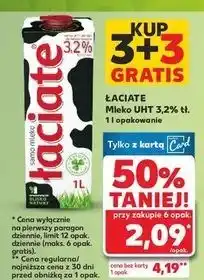 Kaufland Mleko 3.2% Łaciate oferta