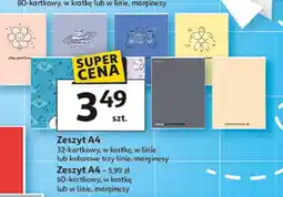 Auchan Zeszyt a4 60 kartek linia oferta