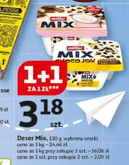 Auchan Jogurt choco hearts Muller Mix oferta