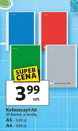 Auchan Kołozeszyt a4/80k oferta