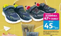Auchan Obuwie sportowe dziewczęce 28-38 oferta