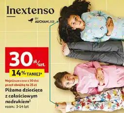 Auchan Piżama dziecięca 3-14 lat Inextenso By Auchan oferta