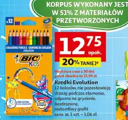 Auchan Kredki ołówkowe eco evolution Bic Kids oferta