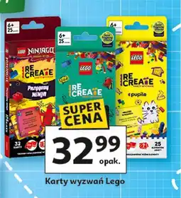 Auchan Karty wyzwań recreate pupile Lego oferta